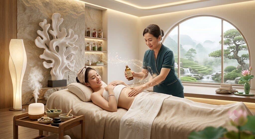 Massage mẹ sau sinh